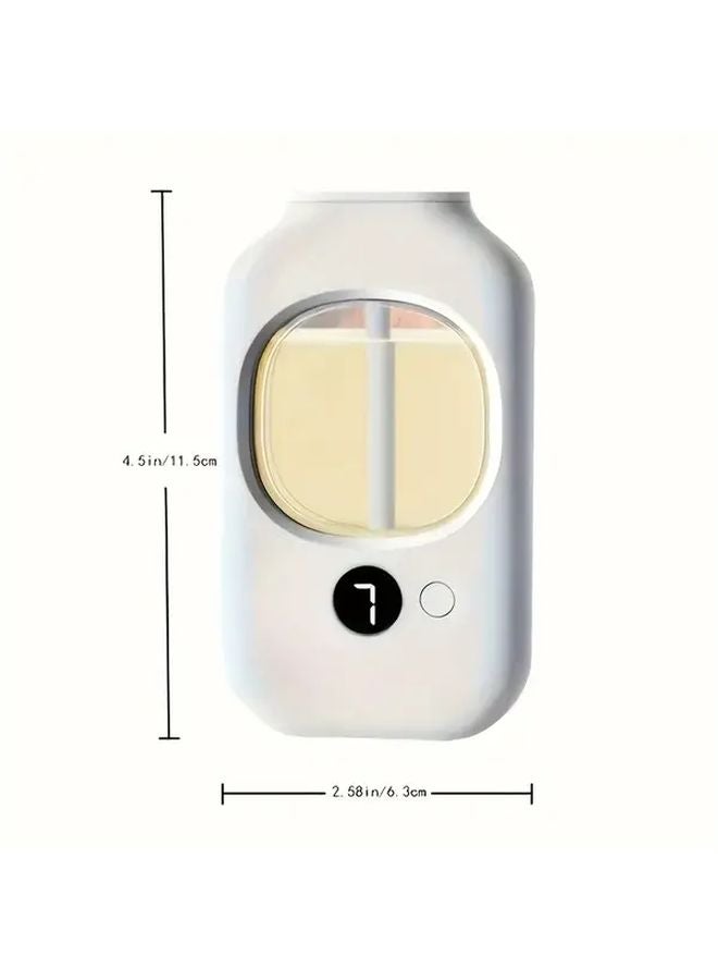 White USB Rechargeable Aromatherapy Diffuser Cool Mist Humidifier Soundwave Technology - Image 2